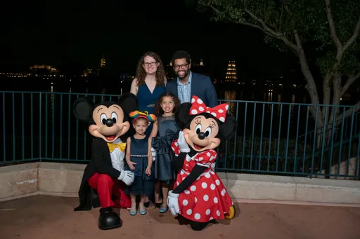 Mickey, Minnie, and the Jones family